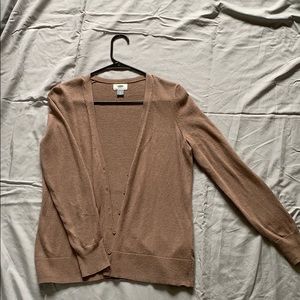 A Light Brown Cardigan